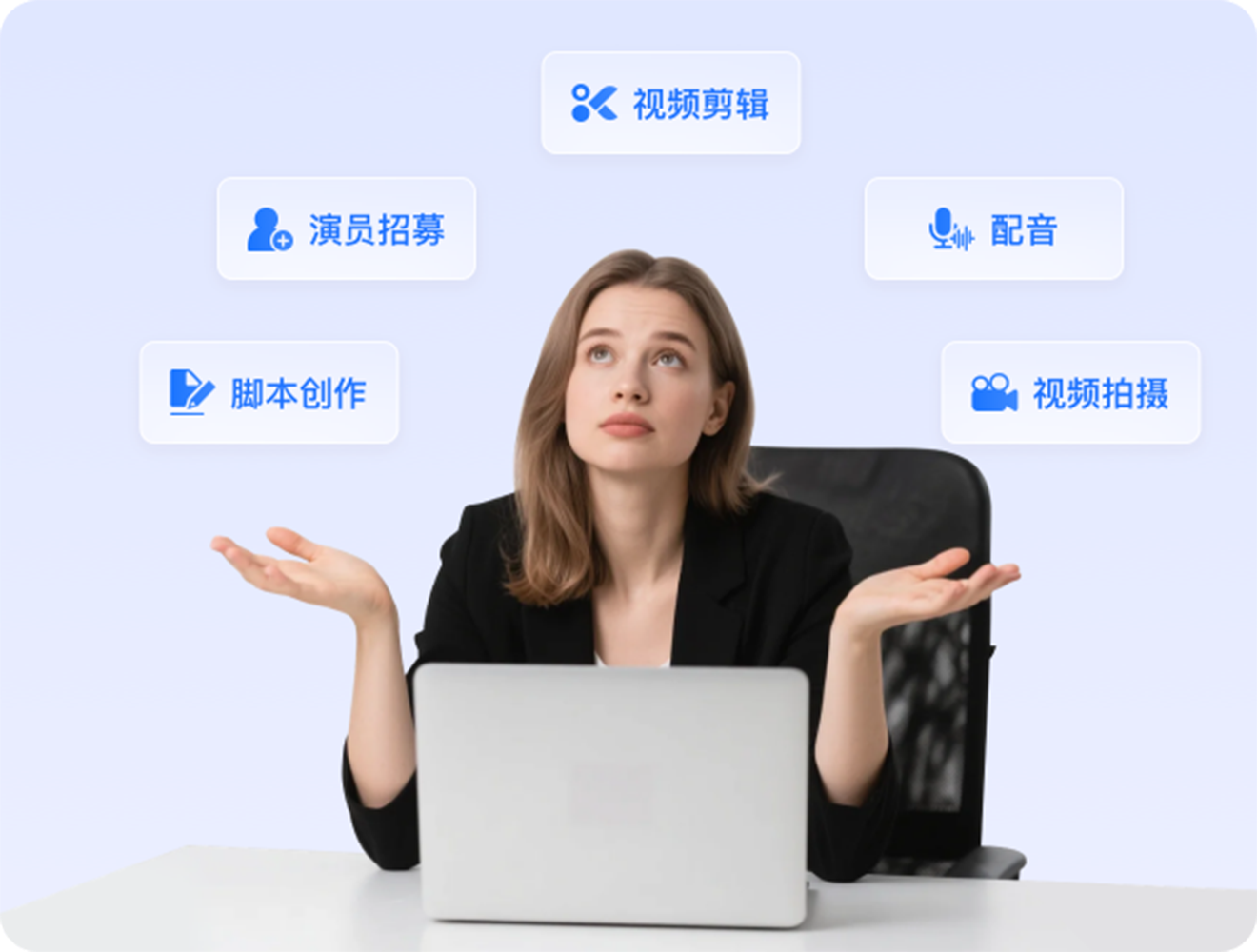 传统视频创作